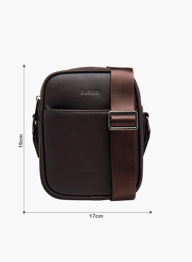 دوتشيني Men Adjustable Strap Crossbody Bag